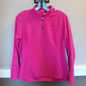 North face half zip up fleece